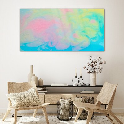 Pastel Dreams in Motion Wall art on glass