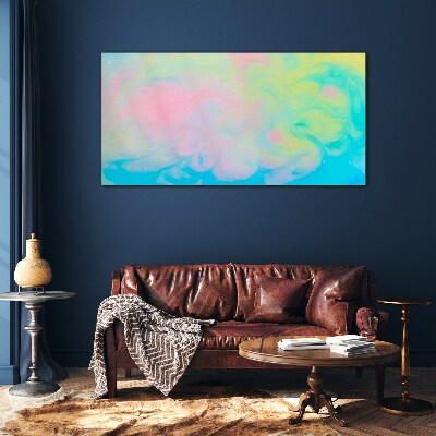 Pastel Dreams in Motion Wall art on glass