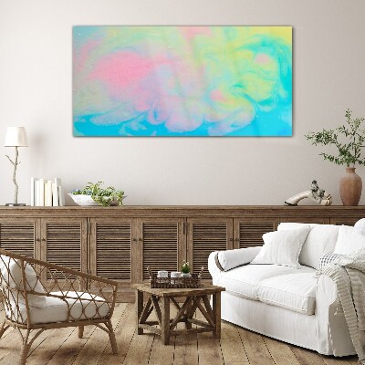 Pastel Dreams in Motion Wall art on glass