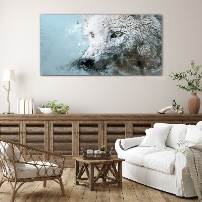Wolf's Secret Wall art on glass