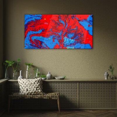 Abstraction Glass Print