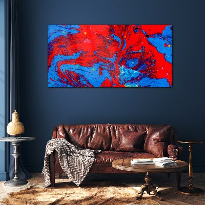 Abstraction Glass Print