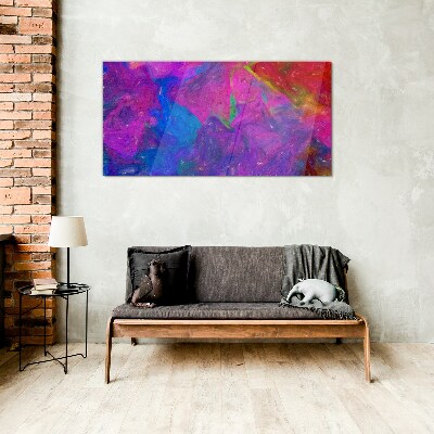 A colorful whirlwind of emotions Wall art on glass