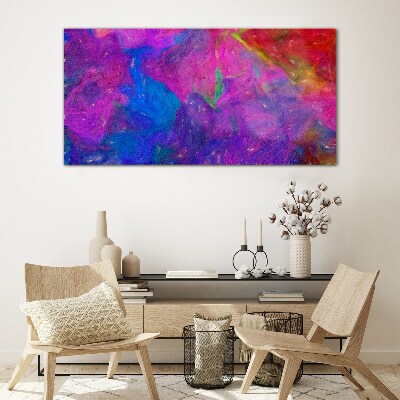A colorful whirlwind of emotions Wall art on glass