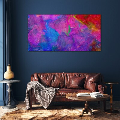 A colorful whirlwind of emotions Wall art on glass
