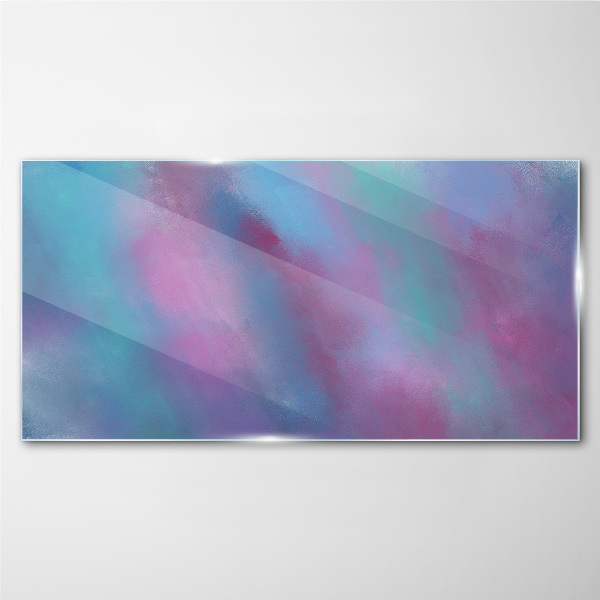 Pastel dreams in the clouds Wall art on glass