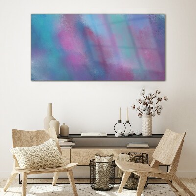 Pastel dreams in the clouds Wall art on glass