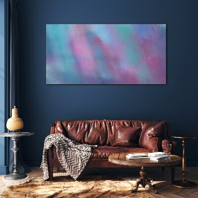Pastel dreams in the clouds Wall art on glass