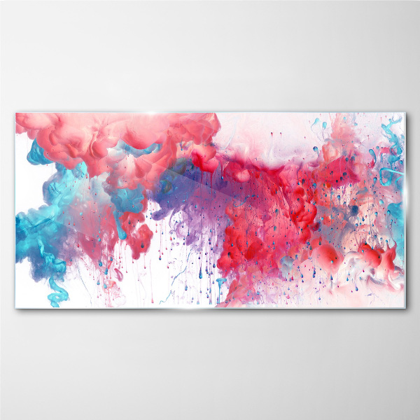 Colorful Swirls Glass art print