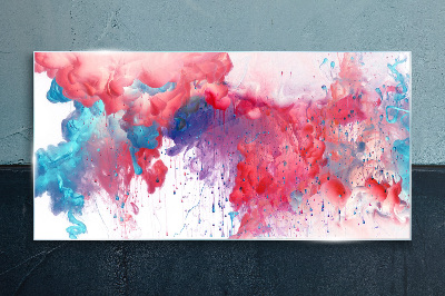 Colorful Swirls Glass art print