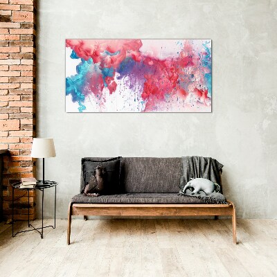 Colorful Swirls Glass art print