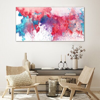 Colorful Swirls Glass art print