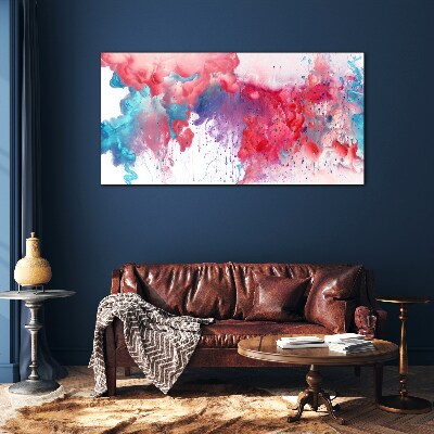 Colorful Swirls Glass art print
