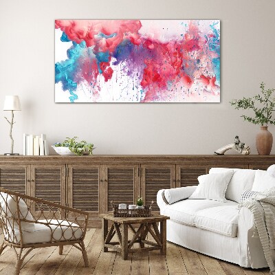 Colorful Swirls Glass art print