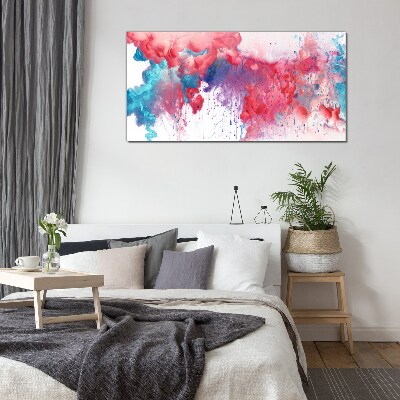 Colorful Swirls Glass art print