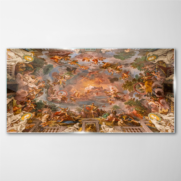 Heaven and earth in harmony Glass art print