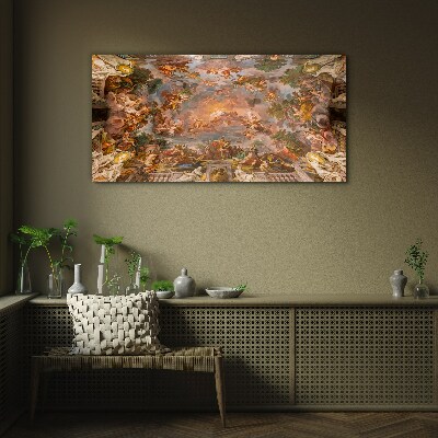 Heaven and earth in harmony Glass art print