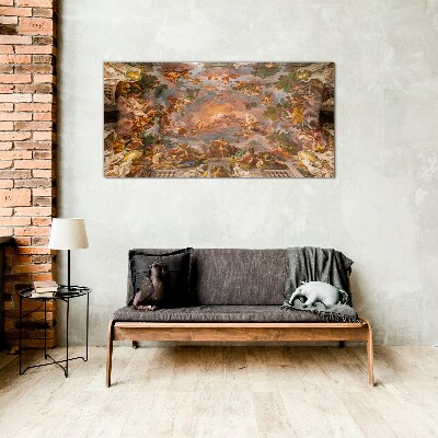 Heaven and earth in harmony Glass art print