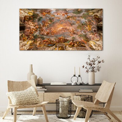 Heaven and earth in harmony Glass art print