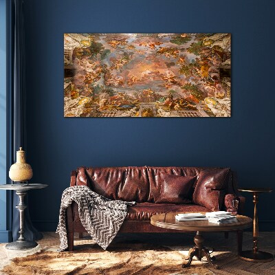 Heaven and earth in harmony Glass art print