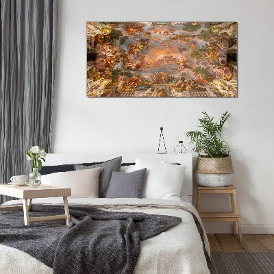 Heaven and earth in harmony Glass art print