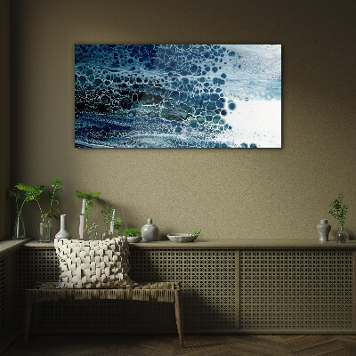 Ocean Bubbles Glass art print