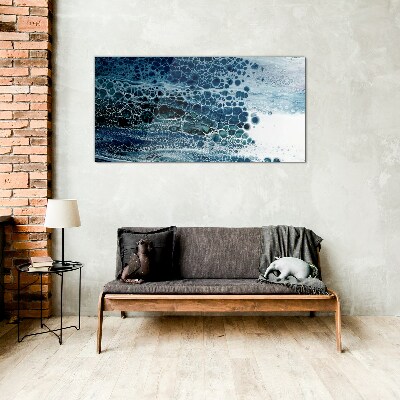 Ocean Bubbles Glass art print