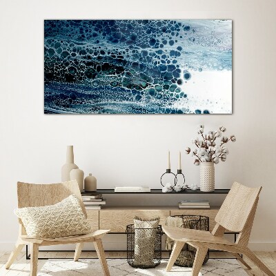 Ocean Bubbles Glass art print