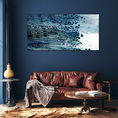 Ocean Bubbles Glass art print