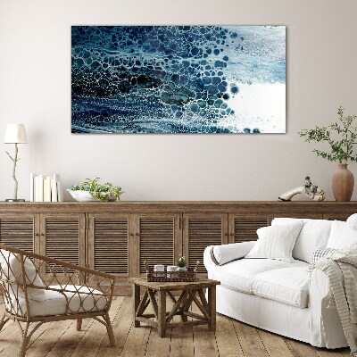 Ocean Bubbles Glass art print