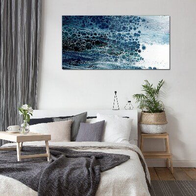 Ocean Bubbles Glass art print