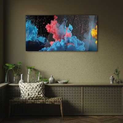 Expression of colorful clouds Glass art print