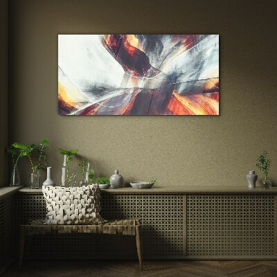 Dynamic Color Transformations Glass art print