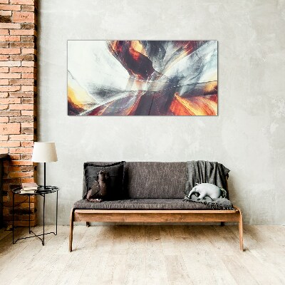 Dynamic Color Transformations Glass art print