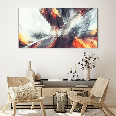 Abstraction Glass Print