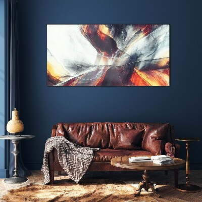 Dynamic Color Transformations Glass art print