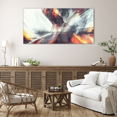 Dynamic Color Transformations Glass art print