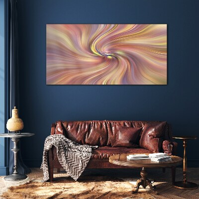 A whirlwind of colorful emotions Glass art print