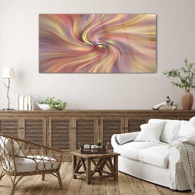 A whirlwind of colorful emotions Glass art print
