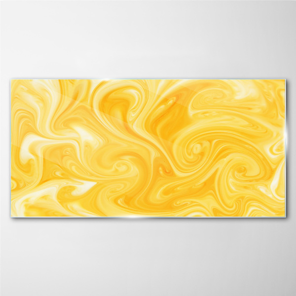 Sunny vortex Wall art on glass