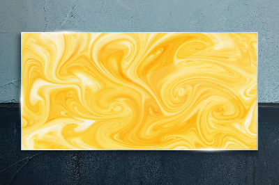 Sunny vortex Wall art on glass