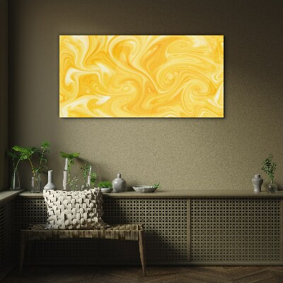 Sunny vortex Wall art on glass