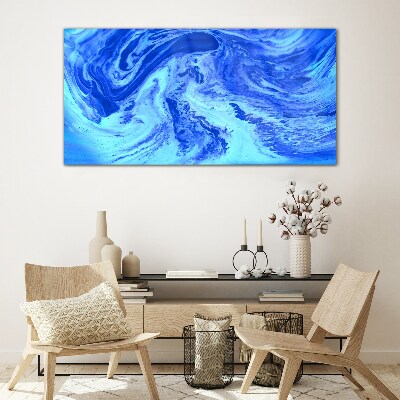 Ocean eddies Glass art print
