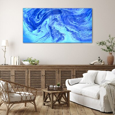 Ocean eddies Glass art print