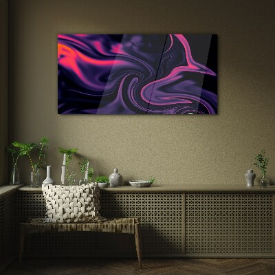 Modern abstract Glass Print