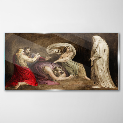 Painting mythology Glass Wall Art