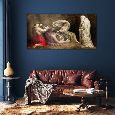 A ghost in the face of tragedy Wall art on glass
