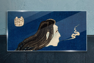 Intention in the smoke Wall art on glass