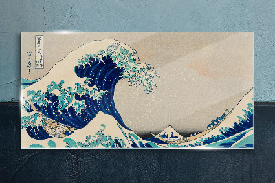 The Great Wave off Kanagawa Glass art print