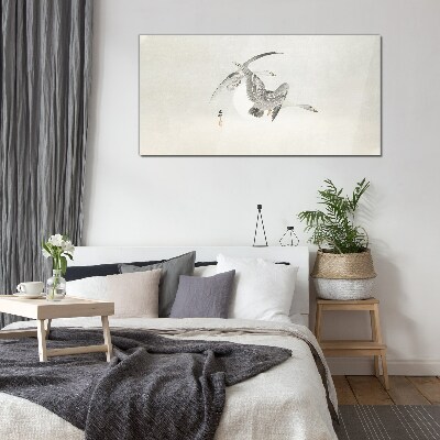 Flight of the Wild Geese Glass art print